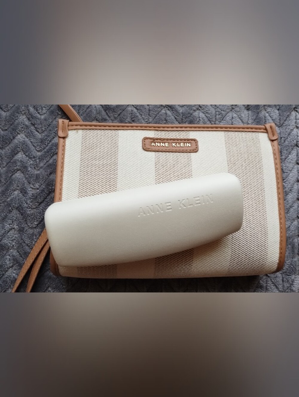 Anne Klein Clutch/Wristlet And Hard Glasses Case